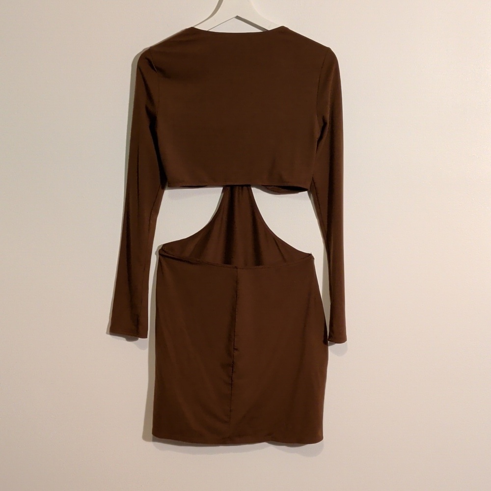 REFORMATION hale dress in brown - size medium - Picture 4 of 10